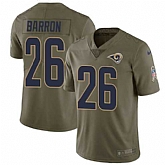 Nike Rams 26 Mark Barron Olive Salute To Service Limited Jersey Dzhi,baseball caps,new era cap wholesale,wholesale hats